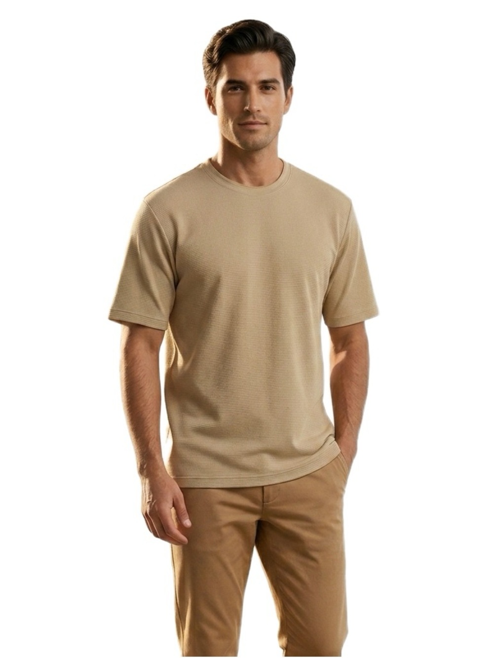 Van Heusen Men’s Textured Short Sleeve Shirt